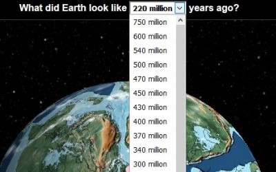 Земля миллионы лет назад