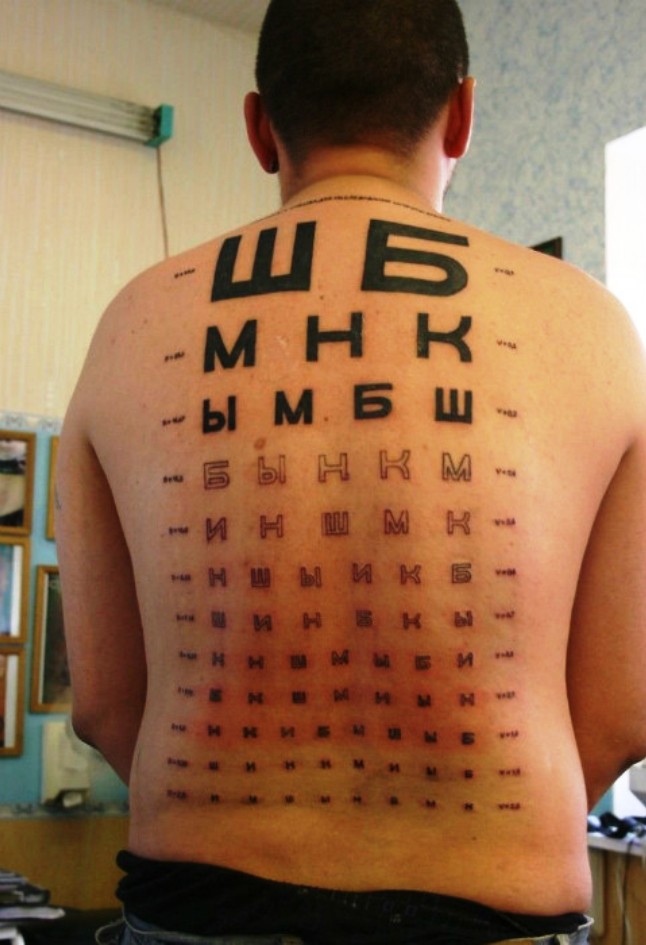 Татуировка офтальмолога фото