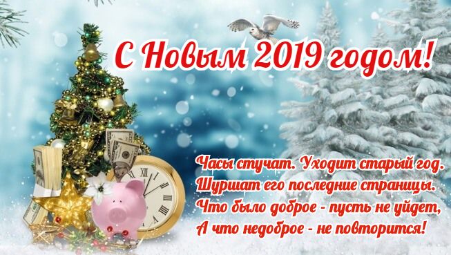 поздравления с новым годом 2019 свиньи открытки